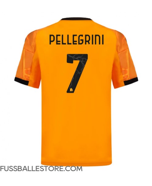 Günstige AS Roma Lorenzo Pellegrini #7 Auswärtstrikot 2025-26 Kurzarm Günstige AS Roma Lorenzo Pellegrini #7 Auswärtstrikot 2025-26 Kurzarm